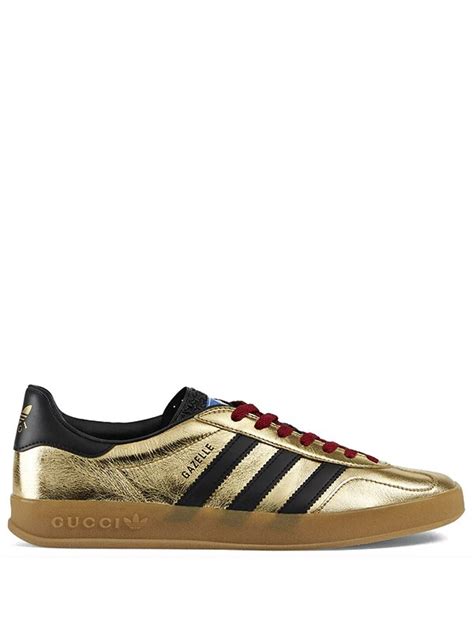 adidas x gucci gazelle metallic gold|adidas x gucci metallic gold.